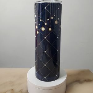 Gold And Black Bling Tumbler